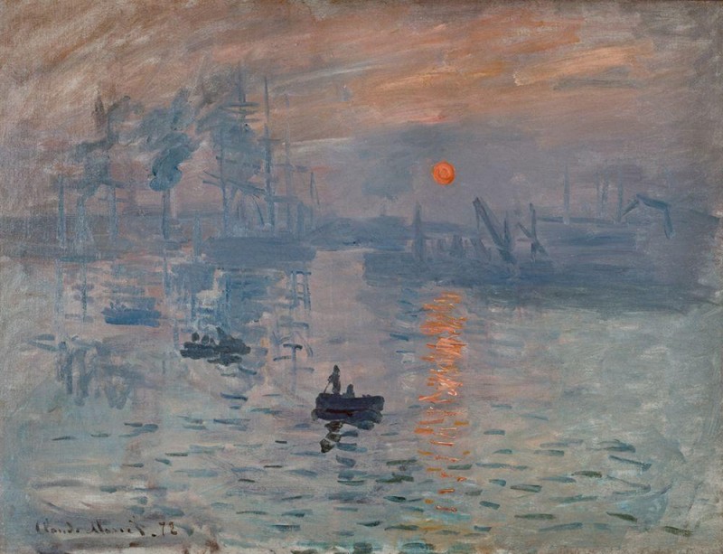 Kunstdruck Sonnenaufgang Von Monet Claude