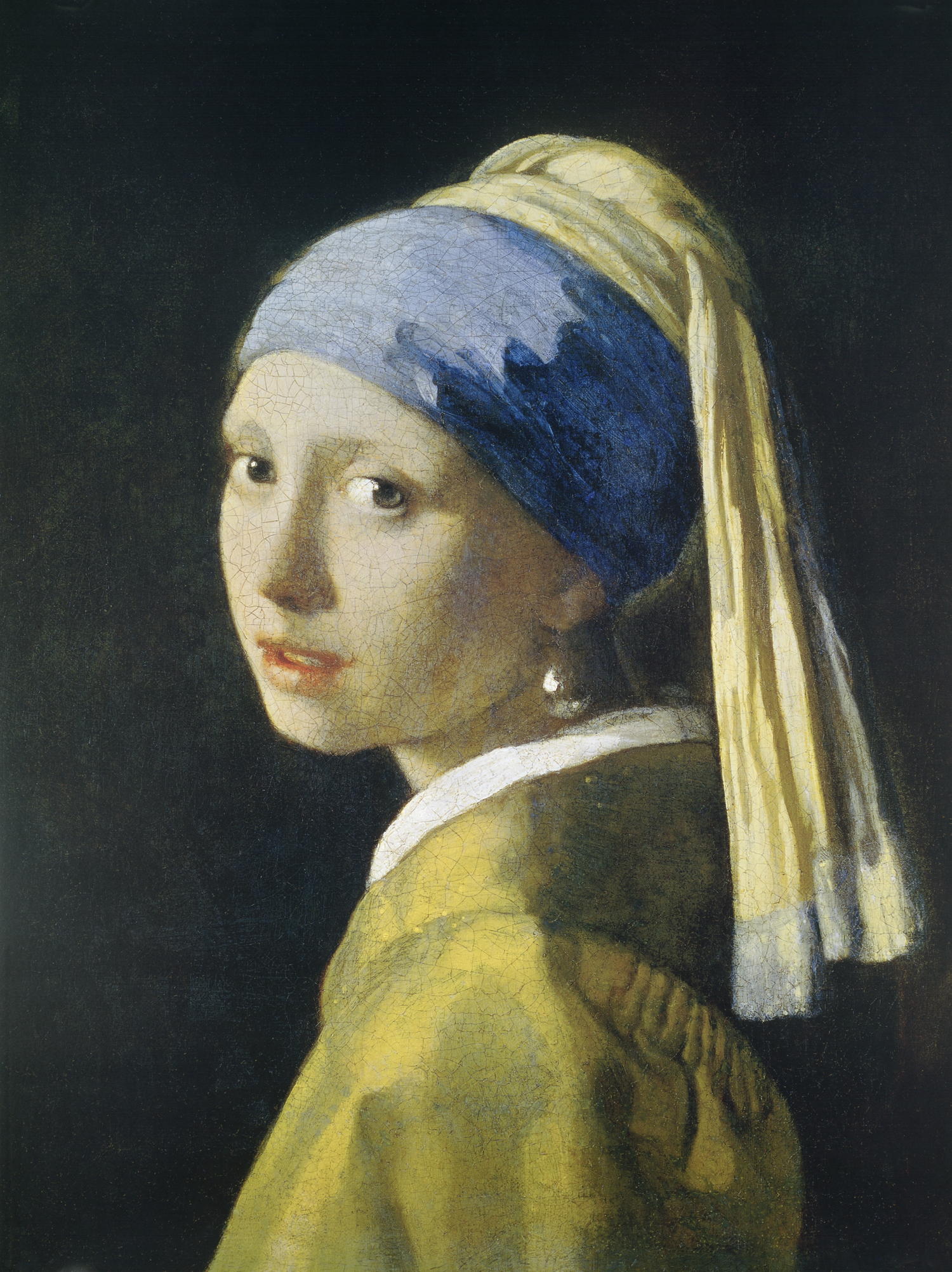 Kunstdruck "Das Mädchen mit dem Perlenohrring" von Jan Vermeer