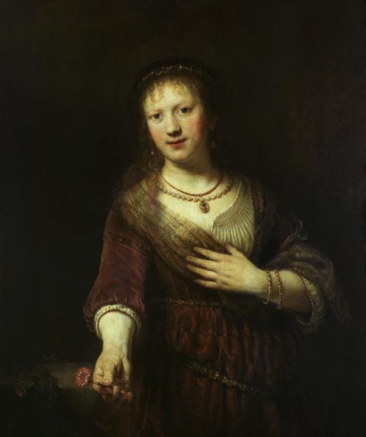 Rembrandt “Saskia-mit-der-roten-Blume“ 98.5 x 82