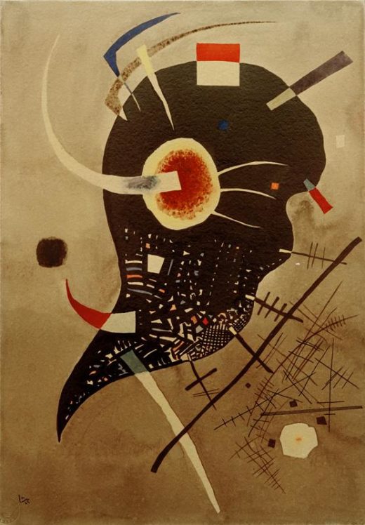 Wassily Kandinsky „Black Tension“ 33 x 46 cm 1