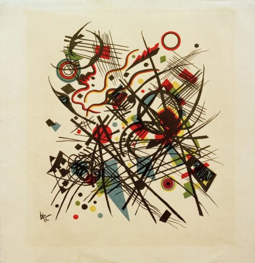 Wassily Kandinsky „Komposition“ 24 x 27 cm 1
