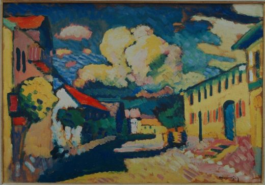 Wassily Kandinsky „Murnau Dorfstraße“ 70 x 48 cm 1