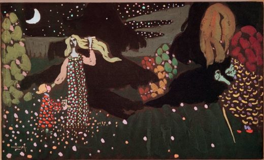 Wassily Kandinsky „Die Nacht“ 50 x 29 cm 1