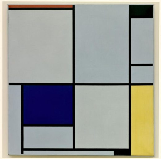 Piet Mondrian „Komposition mit Rot Schwarz Blau und Gelb“ 103 x 100 cm 1