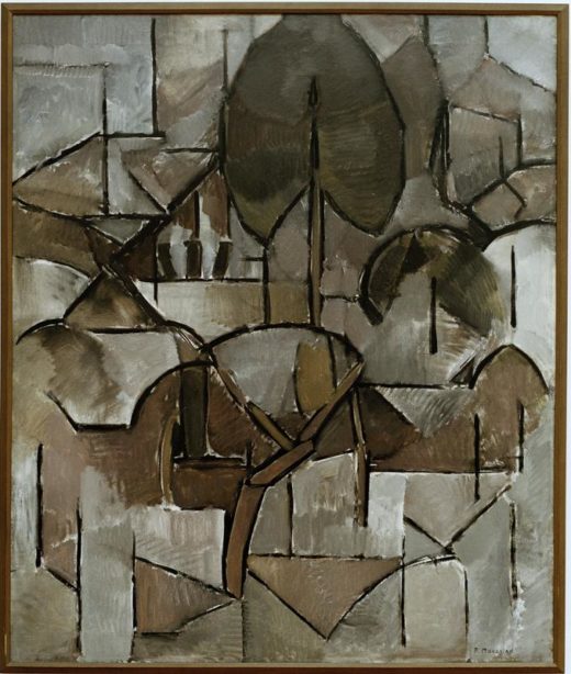 Piet Mondrian „Landschaft mit Bäumen“ 120 x 100 cm 1