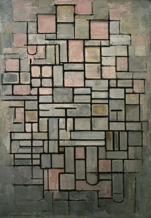 Piet Mondrian „Komposition Compositie“ 88 x 61 cm 1