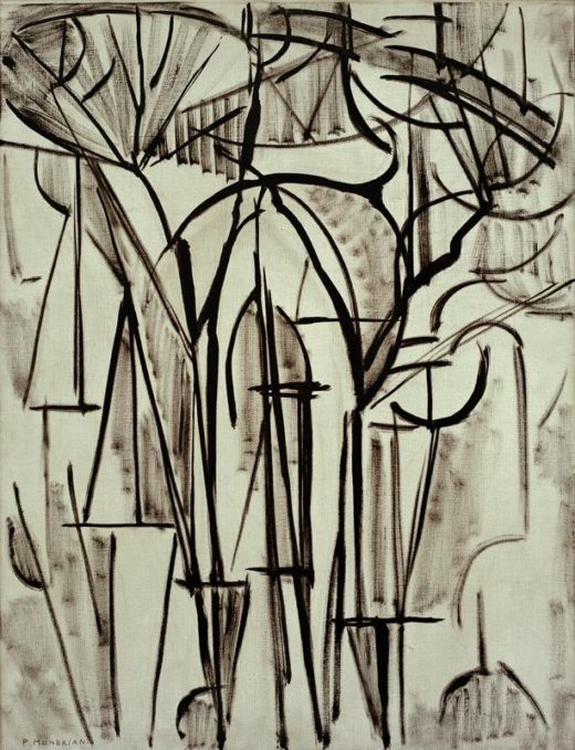 Piet Mondrian „Komposition Bäume“ 81 x 62 cm 1