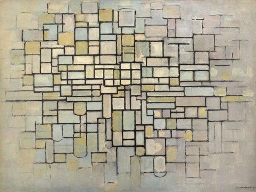 Piet Mondrian „Komposition mit Linien und Farbe“ 88 x 115 cm 1