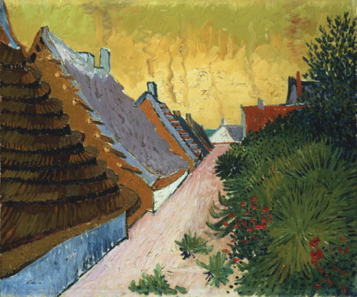 Vincent van Gogh “Gasse in Saintes-Maries”, 38,3 x 46,1 cm 1