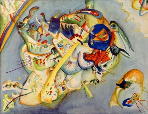 Wassily Kandinsky „Aquarell“ 28 x 22 cm 1