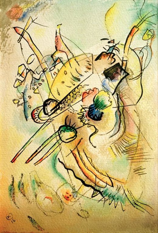 Wassily Kandinsky „Komposition“ 21 x 30 cm 1