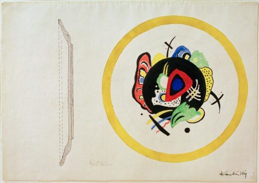 Wassily Kandinsky „Design For A Fruit Dish“ 44 x 30 cm 1