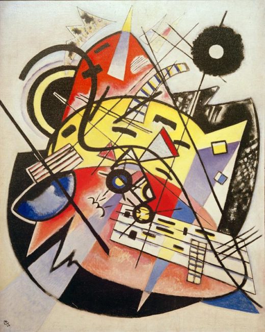 Wassily Kandinsky „Weisser Punkt “ 73 x 91 cm 1