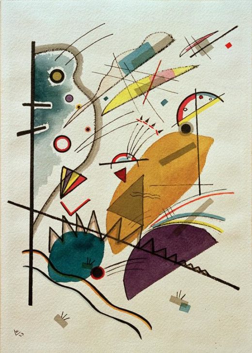 Wassily Kandinsky „Komposition“ 25 x 36 cm 1