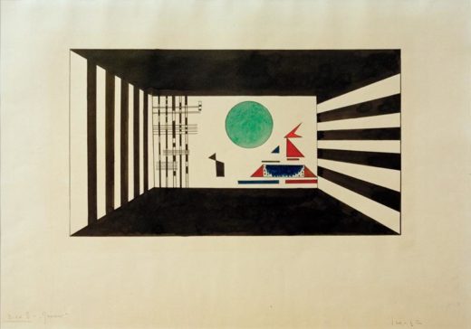 Wassily Kandinsky „Bilder Einer Ausstellung Bild Gnomus“ 57 x 38 cm 1