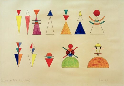 Wassily Kandinsky „Bilder Einer Ausstellung Figurinen“ 50 x 33 cm 1