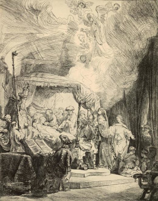 Rembrandt “Der-Tod-der-Maria“ 40.9 x 31