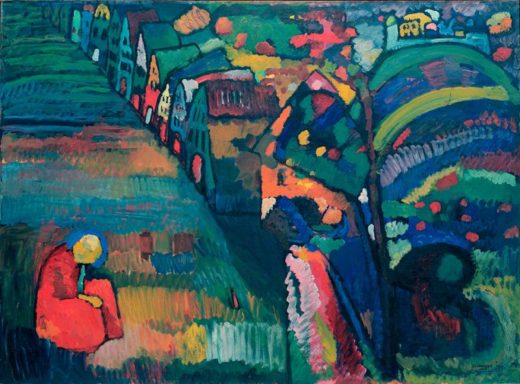 Wassily Kandinsky „Bild Mit Häusern“ 131 x 97 cm 1