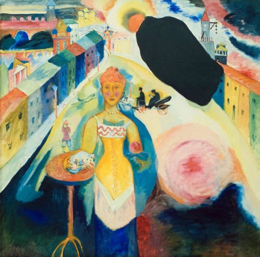 Wassily Kandinsky „Damen Moskau“ 109 x 109 cm 1