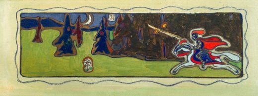 Wassily Kandinsky „Dämmerung“ 47 x 16 cm 1