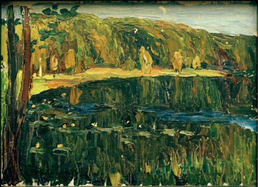 Wassily Kandinsky „Achtyrka Dunkler See“ 32 x 24 cm 1