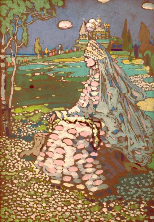 Wassily Kandinsky „Die Braut“ 29 x 41 cm 1