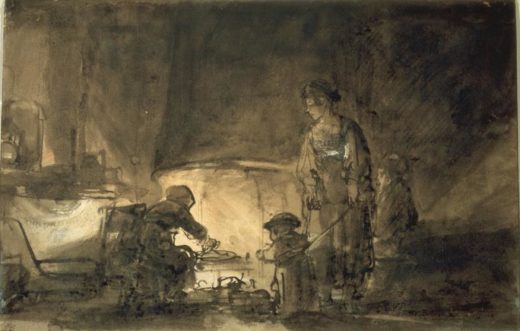 Rembrandt “Die-Küche“ 19.5 x 29
