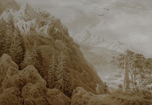 Caspar David Friedrich „Der Herbst“  27 x 19 cm 1