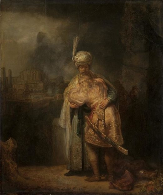 Rembrandt “David-nimmt-Abschied-von-Jonathan“ 73 x 61