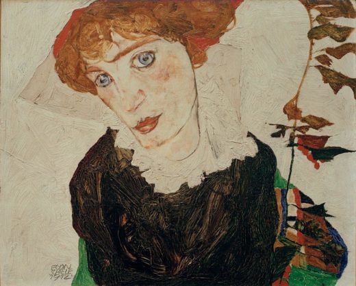 Egon Schiele „Bildnis Wally“ 40 x 33 cm 1