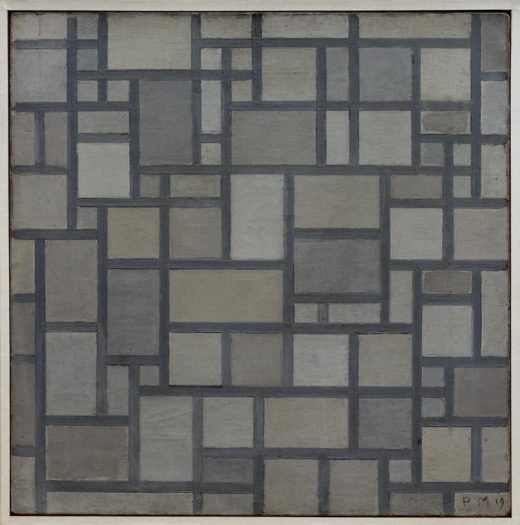Piet Mondrian „Komposition mit Gitterwerk“ 49 x 49 cm 1