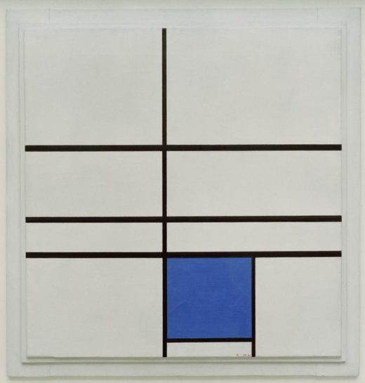 Piet Mondrian „Komposition mit Blau“ 72 x 72 cm 1