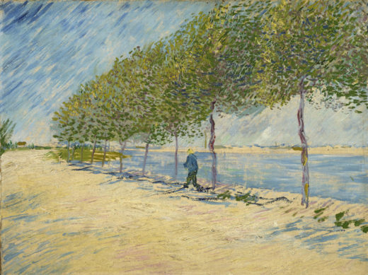 Vincent van Gogh “Spaziergang am Ufer der Seine bei Asnières” 49 x 65,5 cm 1