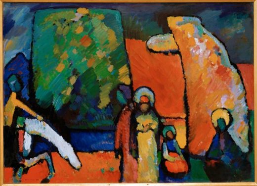 Wassily Kandinsky „Improvisation Trauermarsch“ 130 x 94 cm 1