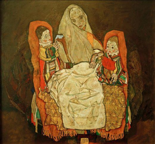 Egon Schiele „Mutter und zwei Kinder 3“ 159 x 150 cm 1