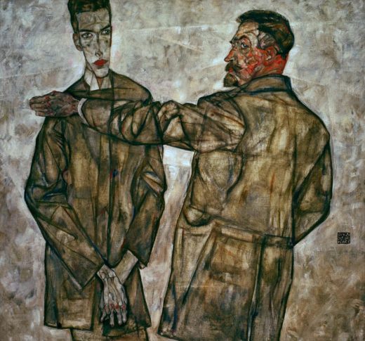 Egon Schiele „Doppelbildnis Benesch“ 131 x 121 cm 1