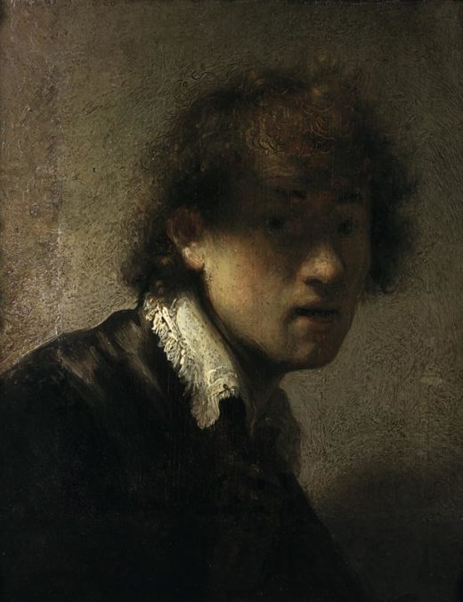 Rembrandt “Jugendliches-Rembrand-Selbstbildnis“ 15.5 x 12