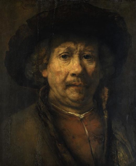 Rembrandt “Das-kleine-Rembrand-Selbstbildnis“ 48.8 x 40