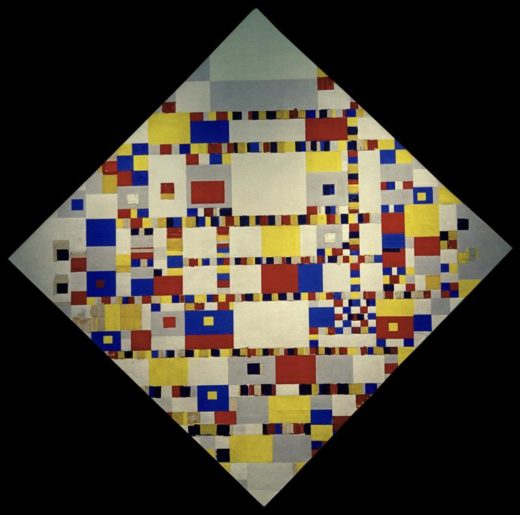 Piet Mondrian „Victory Boogie Woogie“ 127 x 127 cm 1