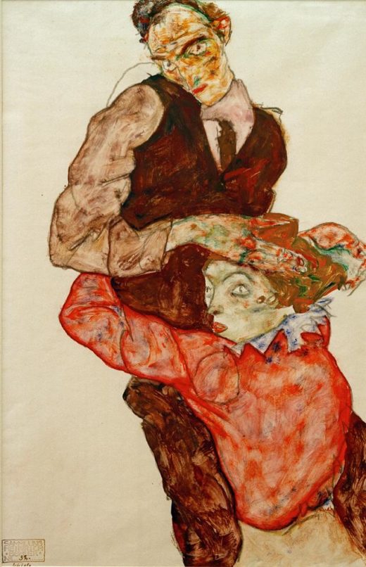 Egon Schiele „Liebespaar“ 31 x 47 cm 1