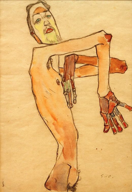Egon Schiele „Erwin van Osen“ 32 x 45 cm 1