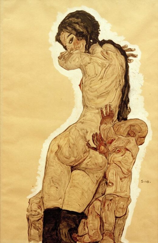 Egon Schiele „Mutter und Kind“ 37 x 56 cm 1