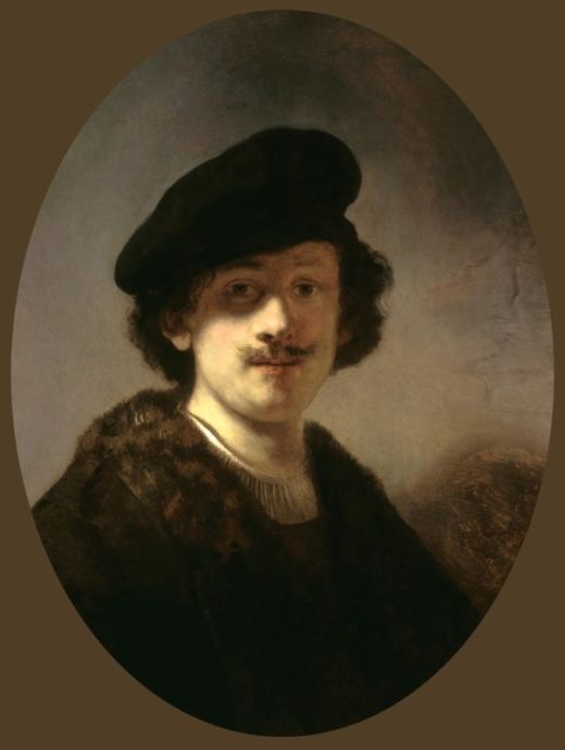 Rembrandt “Selbstporträt-mit-verschatteten-Augen“ 70.8 x 55