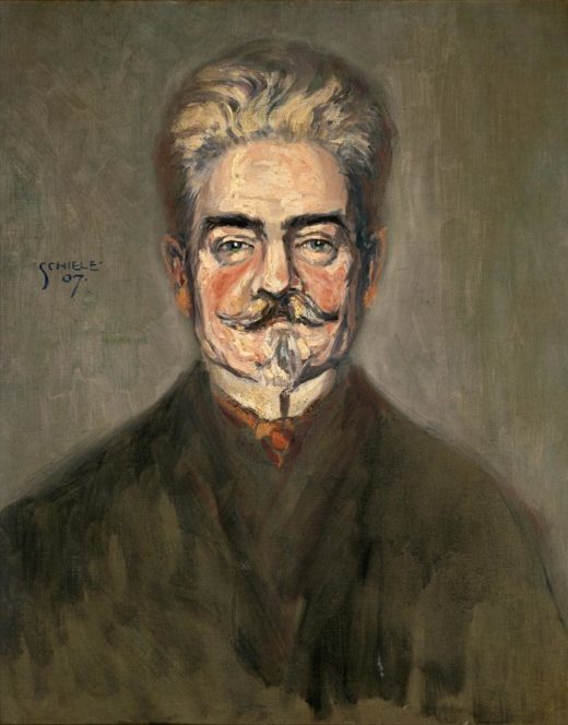 Egon Schiele „Bildnis Leopold Czihaczek“ 50 x 63 cm 1