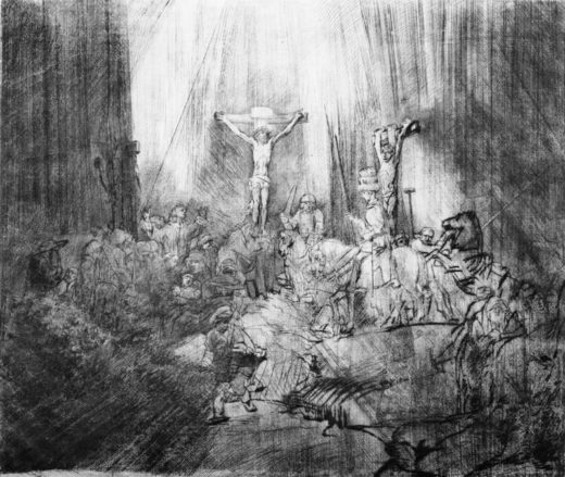 Rembrandt ““Kreuzigung”-genannt-“Die-drei-Kreuze”“ 38