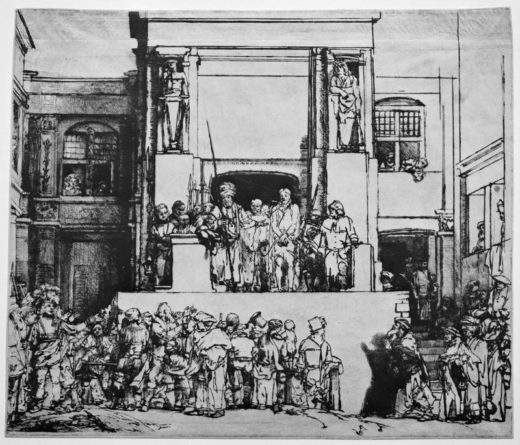Rembrandt “Ecce-Homo“ 35.8 x 45