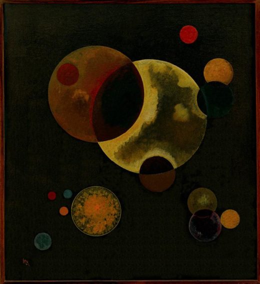 Wassily Kandinsky „Schwere Kreise“ 52 x 57 cm 1