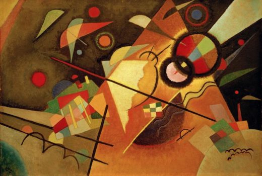Wassily Kandinsky „Gelbe Spitze“ 65 x 47 cm 1