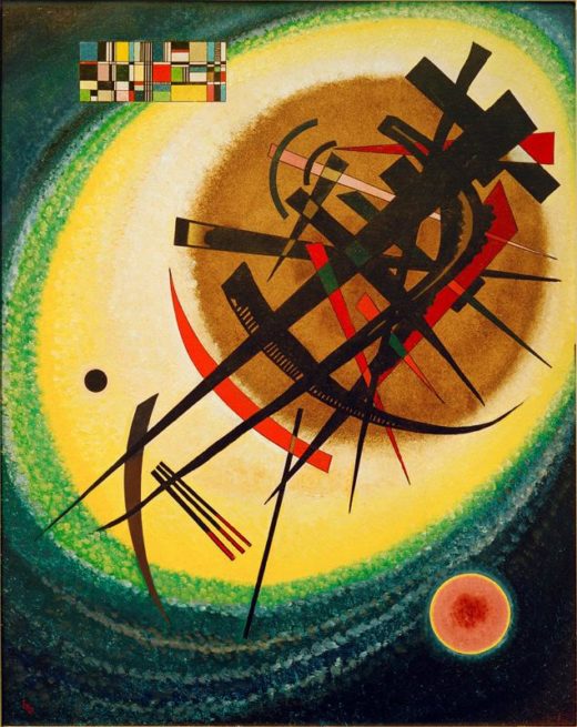 Wassily Kandinsky „Im Hellen Oval“ 59 x 74 cm 1