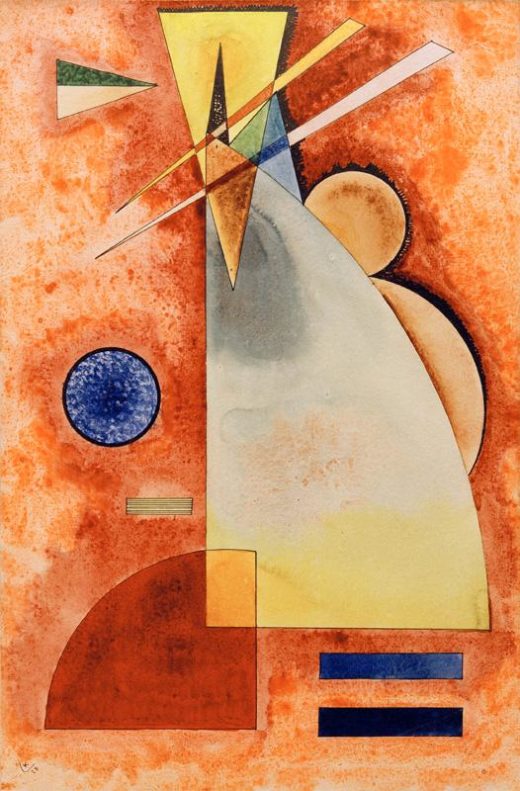 Wassily Kandinsky „Ineinander“ 32 x 48 cm 1